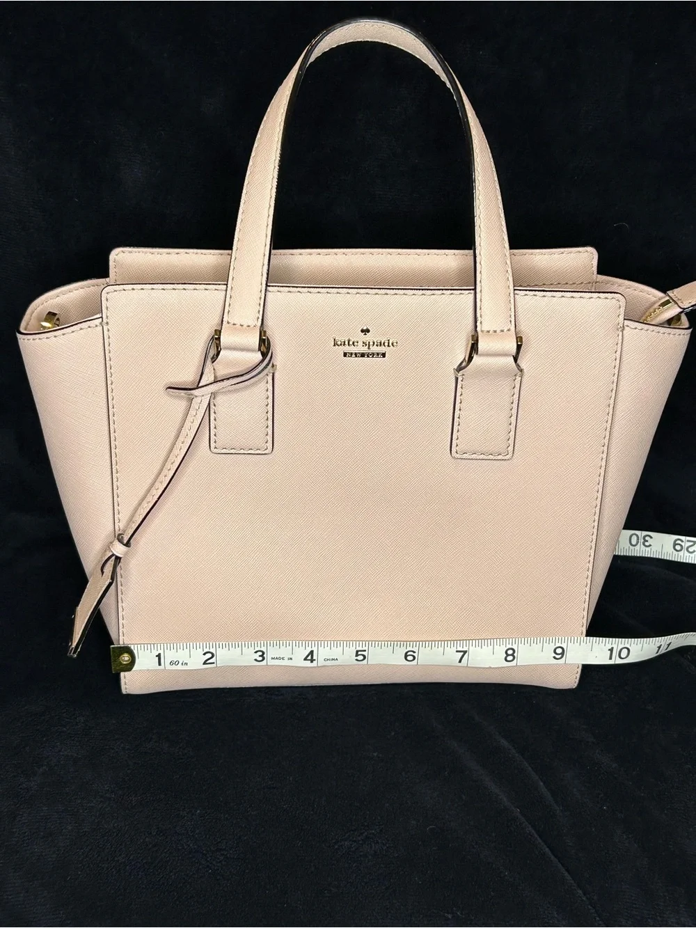 kate spade Light Blush Saffiano Leather Satchel